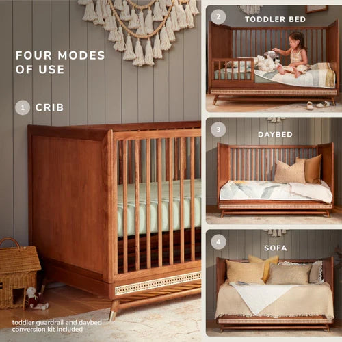 Maxi Cosi Everheart 4-in-1 Convertible Crib with Toddler Bed/Daybed Conversion Kit