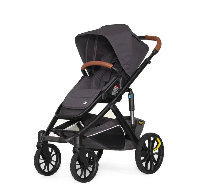 Veer Switch & Roll Leather Kit Stroller (Switchback Seat & Roll Frame, Leather Grips for Handle and Armbar)