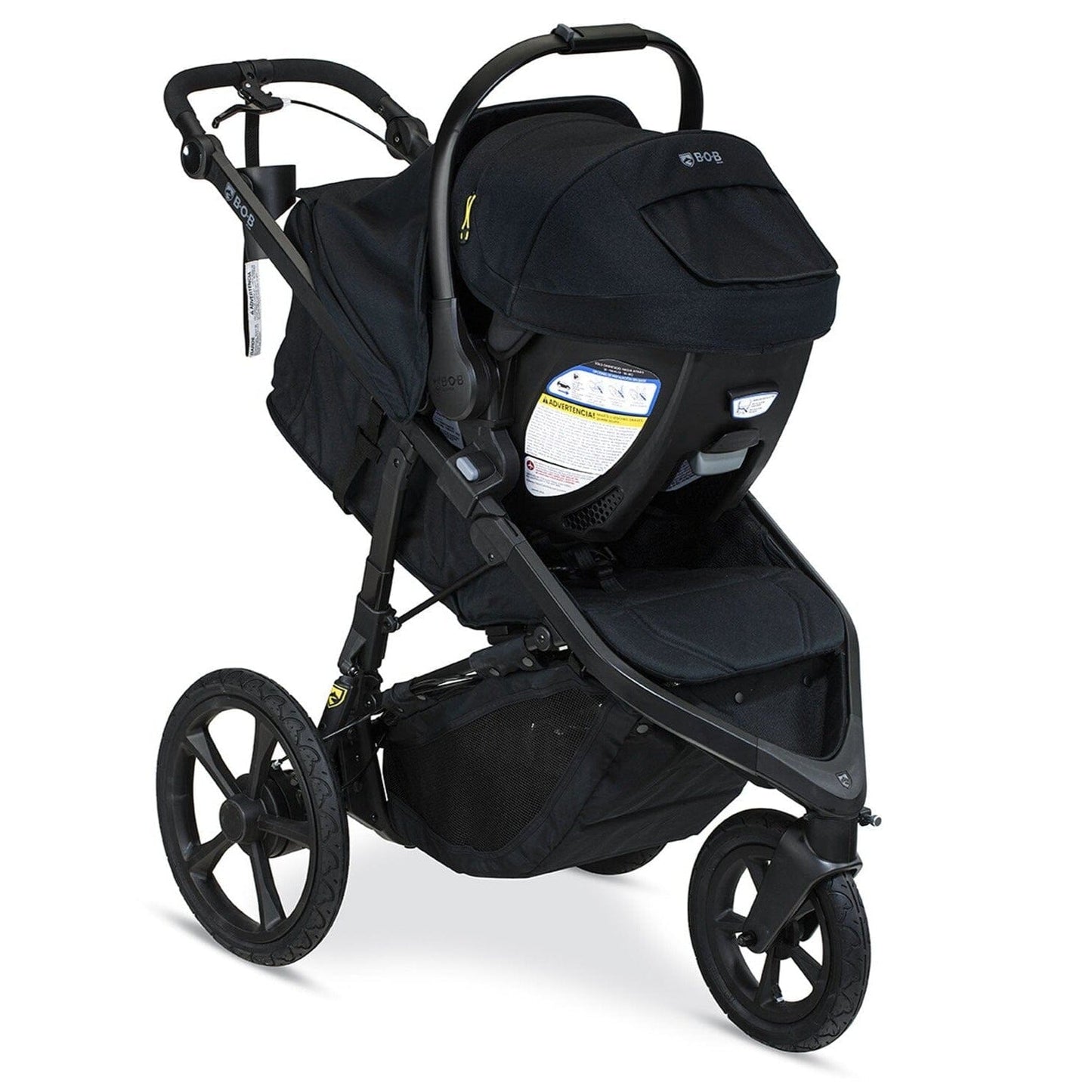 BOB Wayfinder Travel System, Infant Car Seat and Stroller Combo ClickTight in Nightfall