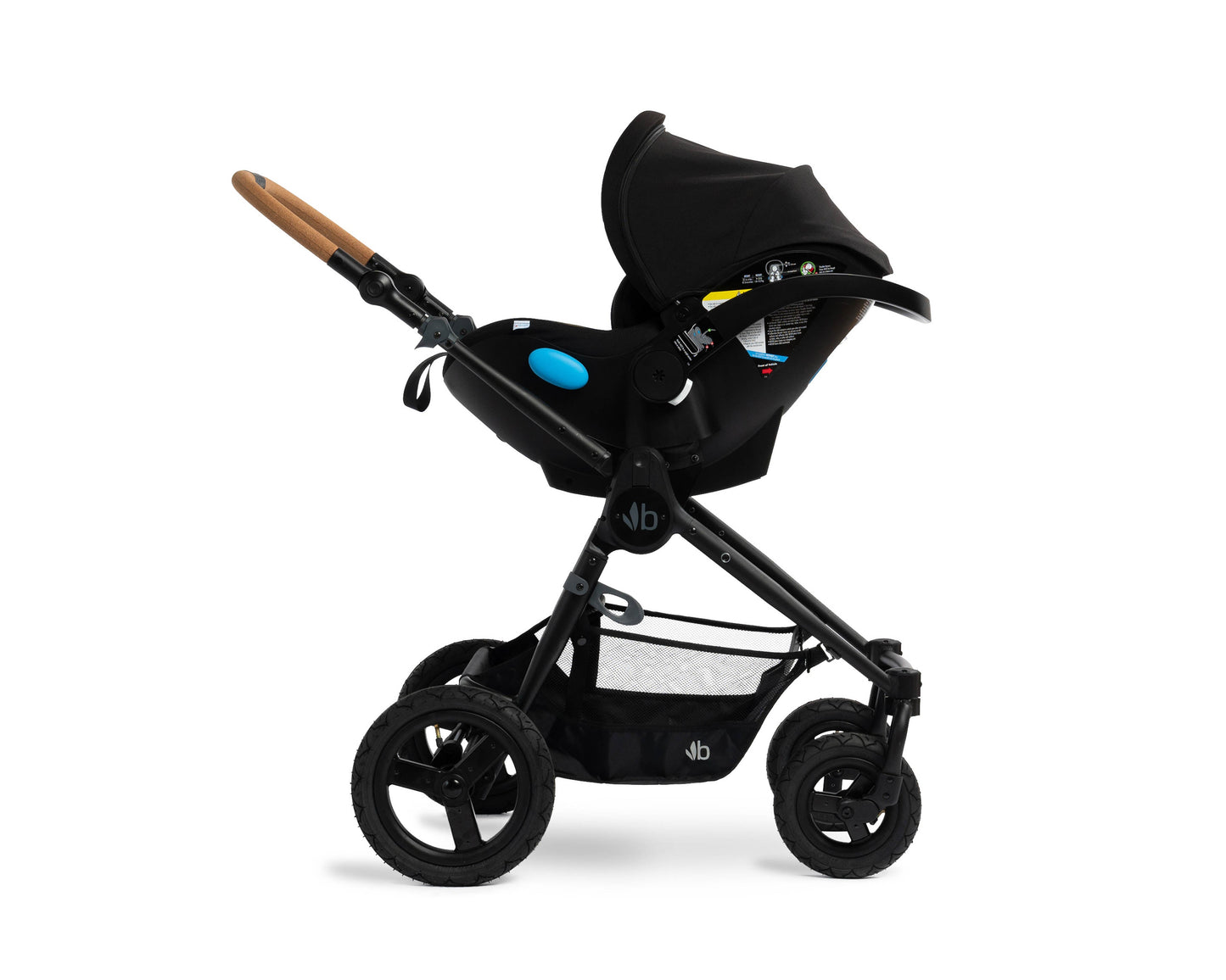 Bumbleride Era Black + Clek Liing Railroad Ziip Travel System