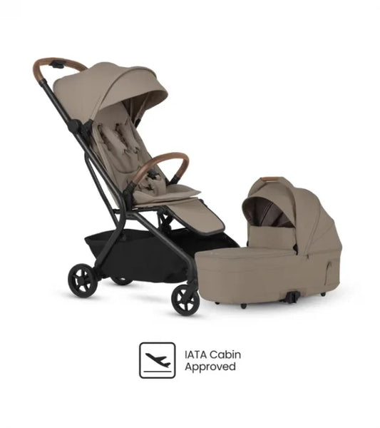 Silver Cross Nia Compact Stroller + Folding Bassinet Bundle
