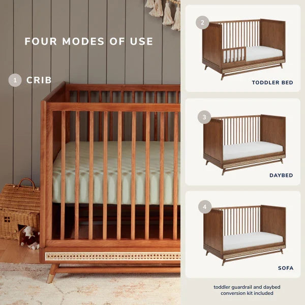Maxi Cosi Everheart 4-in-1 Convertible Crib with Toddler Bed/Daybed Conversion Kit