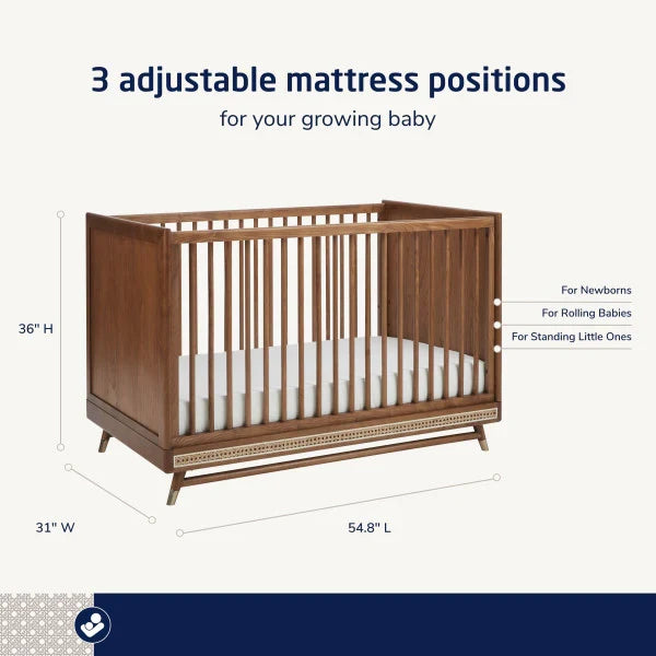 Maxi Cosi Everheart 4-in-1 Convertible Crib with Toddler Bed/Daybed Conversion Kit