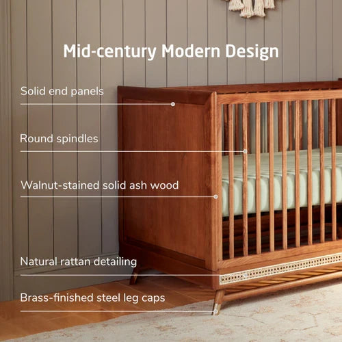 Maxi Cosi Everheart 4-in-1 Convertible Crib with Toddler Bed/Daybed Conversion Kit